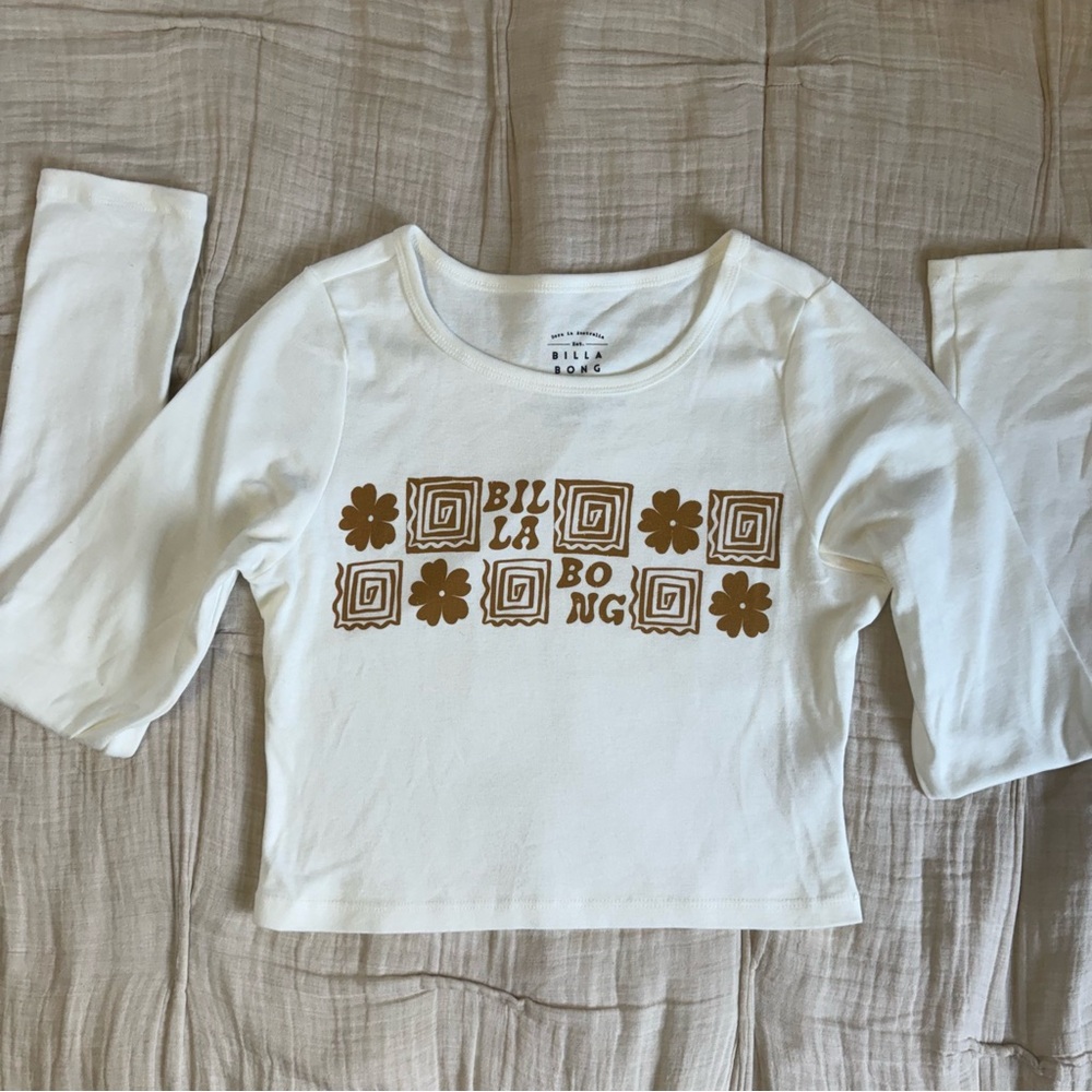 Billabong Long Sleeved Crop Top